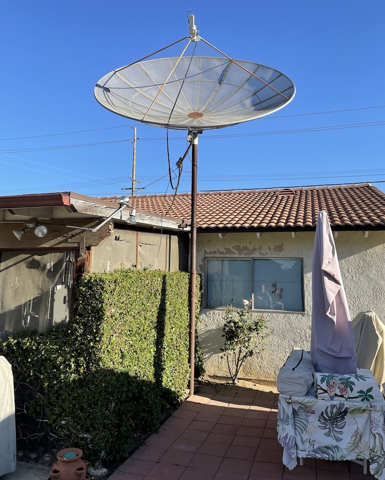Large Satellite Dish Removal in Riverside, CA